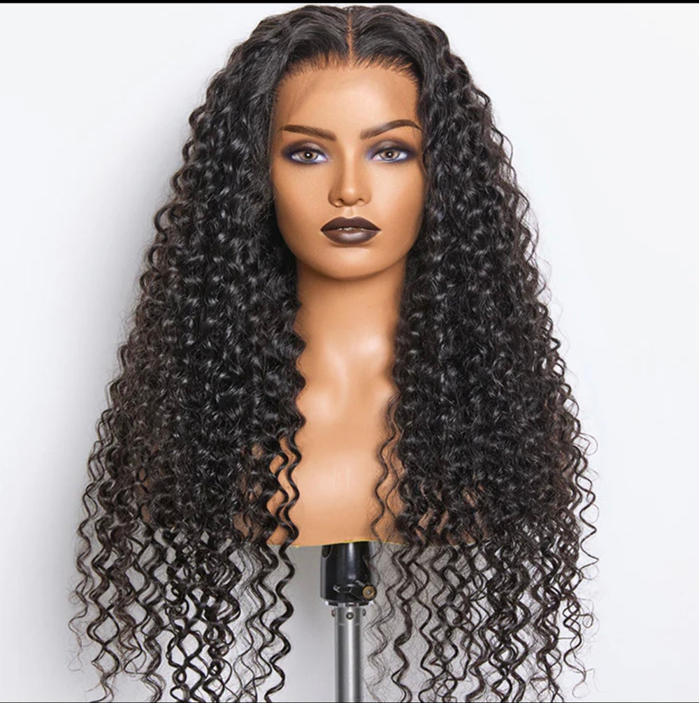 Deep Wave HD Lace Front Wig - 180% Density
